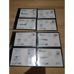 (parti03) Samling på 154 SAS kuverter, Sælges billigt, se foto