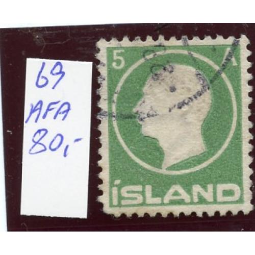 (Q646) Island afa nr 69 se foto