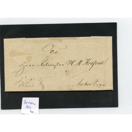 (R533) brev Bornholm 1843  se foto