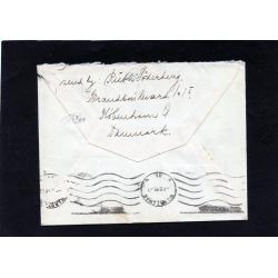 (R1722) Stålstiks brev, brev til Capt. Søderberg på S/S Ægir Co. Gdynia Ameriyka Line A/S Polen, se foto