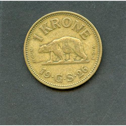 (o1078) 1 kr. 1926 ,  se foto