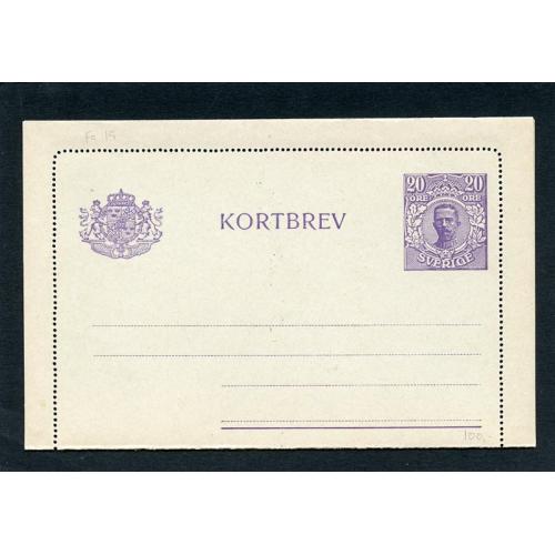 (L5026) Sverige helsags brevkort  se foto